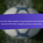 Accesibilidad en los Festivales Grassroots de FIFA 2025: Instalaciones, Transporte, Medidas de Inclusividad